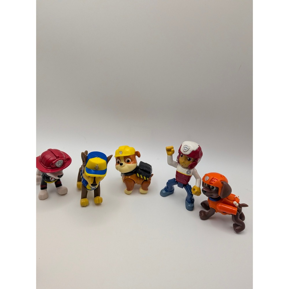 PAW Patrol Figure Lot Marshall Chase Rubble Zuma Ryder Mini Figures Minifigs